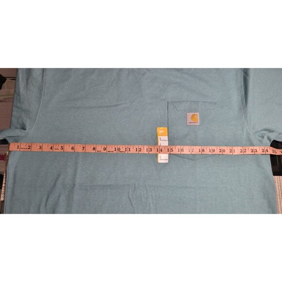 Men's Carhartt  Mens T-Shirt Fit Loose Short Sleeve Pocket T-Shirt Size Large - Picture 7 of 11